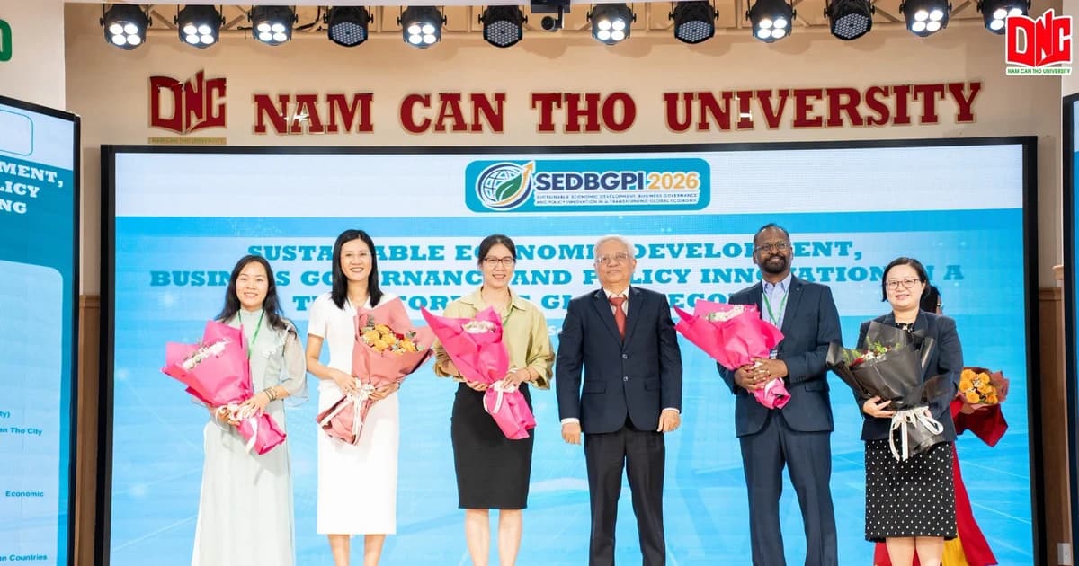 Trường ĐH Nam Cần Thơ mở rộng kết nối học thuật, thúc đẩy phát triển kinh tế