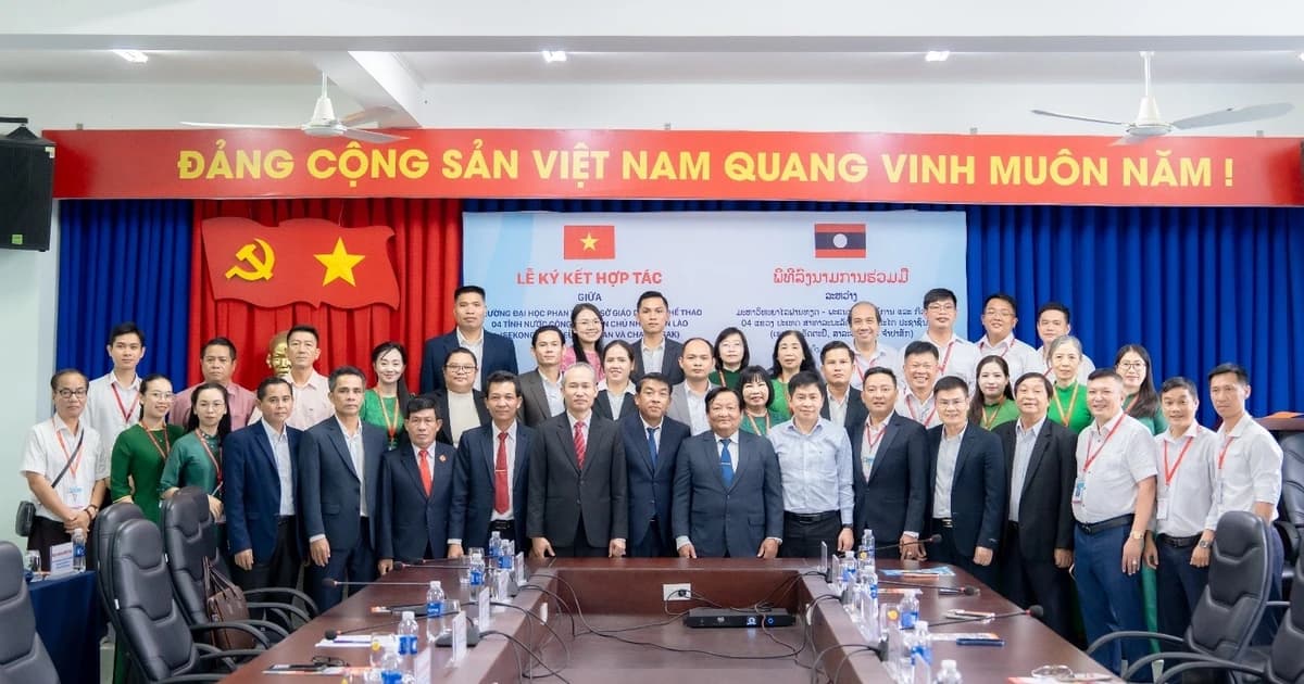 Trường Đại học Phan Thiết hợp tác giáo dục với 4 tỉnh của Lào