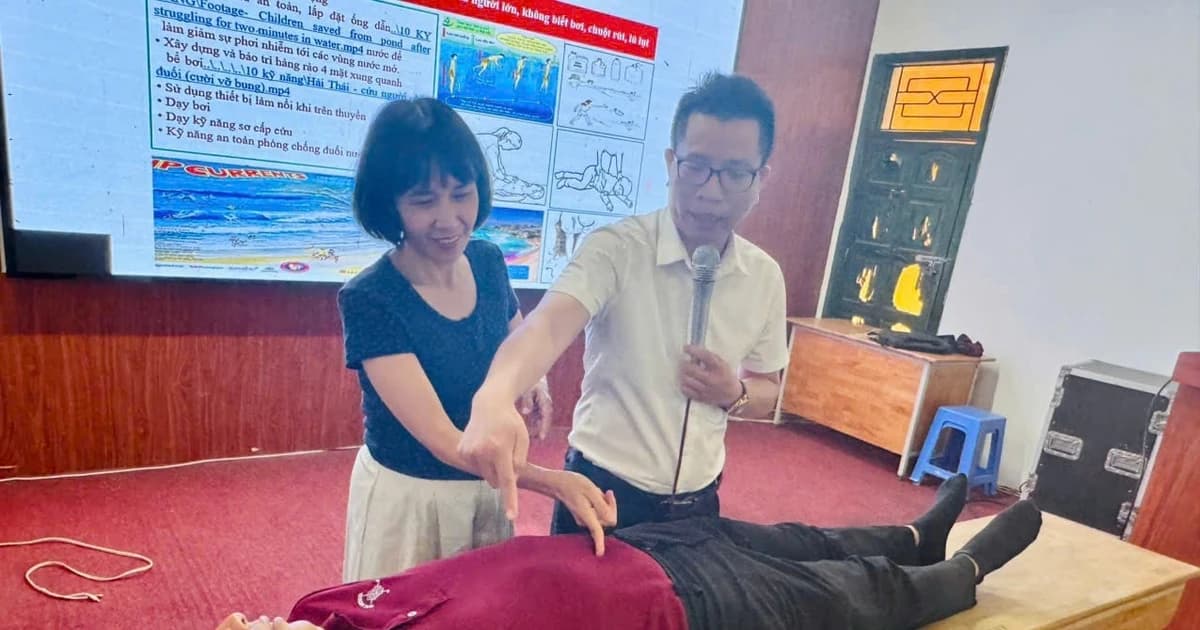Tập huấn kỹ năng phòng, chống tai nạn thương tích cho giáo viên và phụ huynh