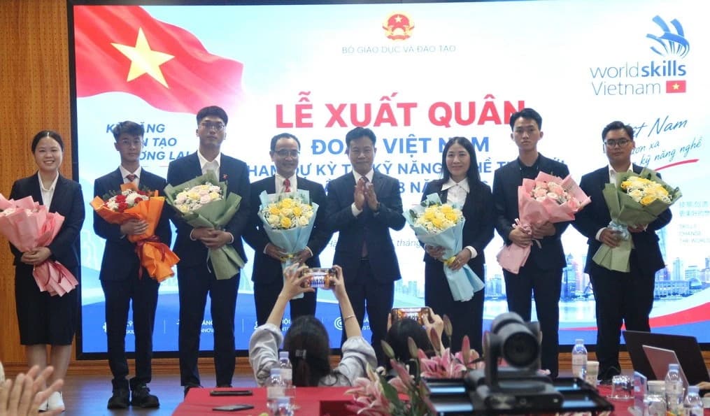 Đoàn Việt Nam xuất quân tham dự Kỳ thi kỹ năng nghề thế giới năm 2026