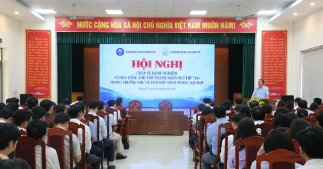 Quảng Trị xây dựng lộ trình đưa tiếng Anh thành ngôn ngữ thứ 2 trong trường học