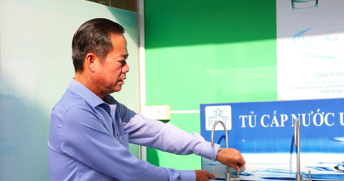 Cà Mau dự chi hơn 10 tỷ đồng đầu tư hệ thống nước uống sạch trường học
