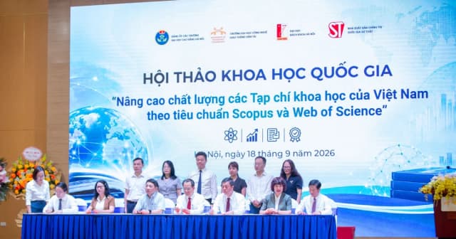 20 đơn vị ký cam kết nâng chất lượng tạp chí khoa học theo chuẩn quốc tế