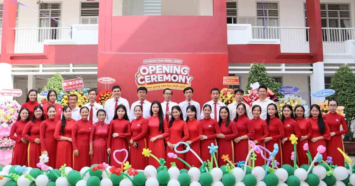 Trường học điển hình Microsoft ở An Giang