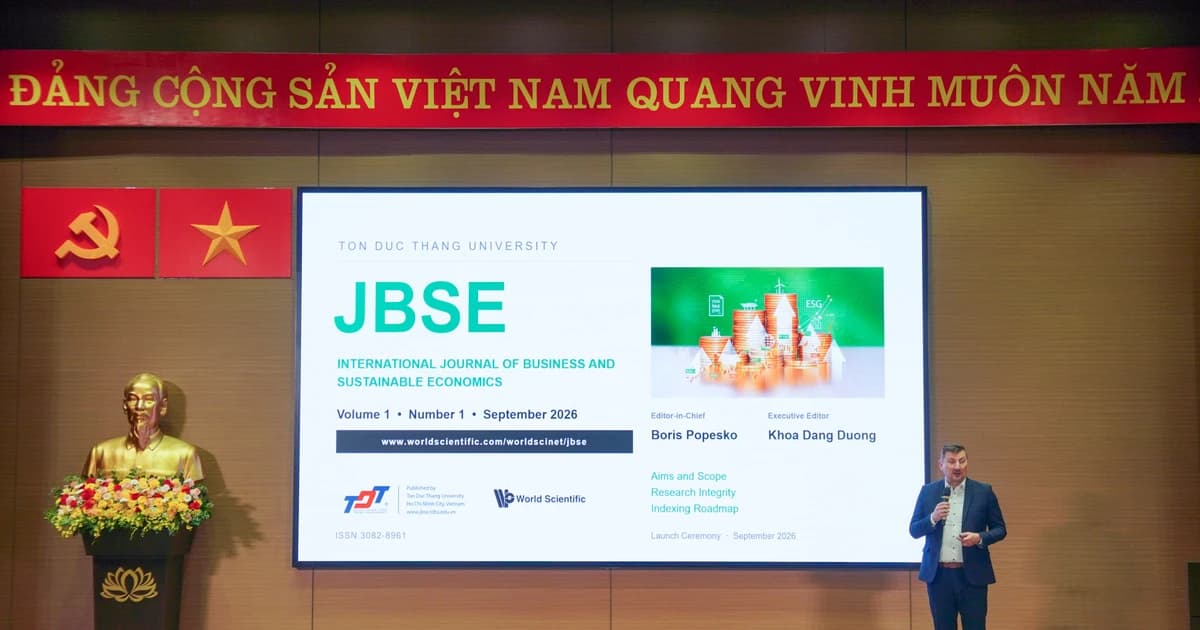 Trường Đại học Tôn Đức Thắng ra mắt tạp chí quốc tế về kinh doanh và kinh tế