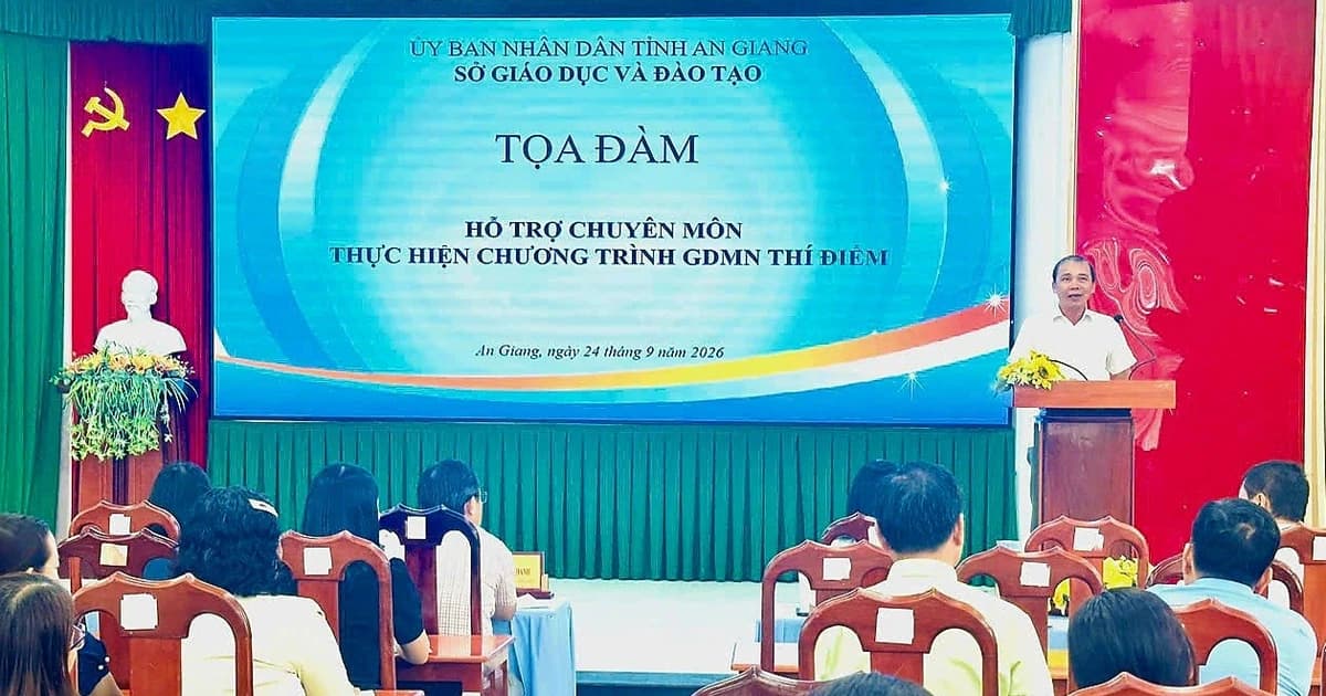 Bộ GD&ĐT giám sát, hỗ trợ thực hiện Chương trình GDMN thí điểm tại An Giang