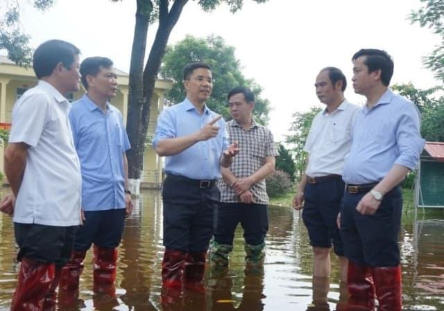 Thanh Hoá chỉ đạo xử lý ngập úng khiến hàng nghìn học sinh nghỉ học