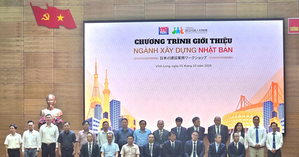 Mở cơ hội việc làm ngành xây dựng tại Nhật Bản cho sinh viên ĐBSCL
