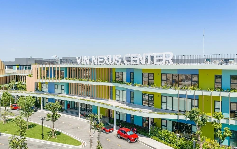 Vin Nexus Center: Trường học hạnh phúc hình trái tim và những gam màu rất “lạ”