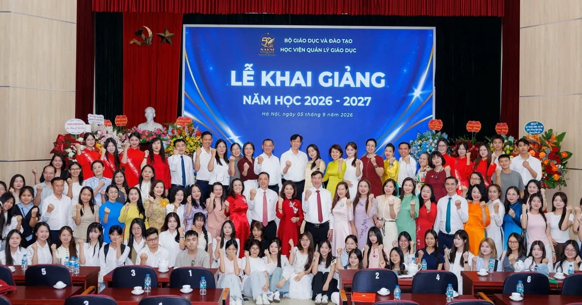 Học viện Quản lý giáo dục: 50 năm vun nền tri thức, kiến tạo tương lai