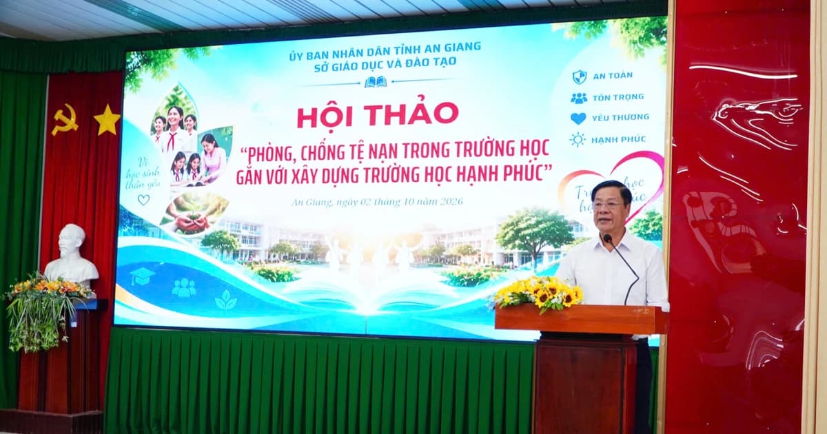 Ngành Giáo dục An Giang gắn phòng, chống tệ nạn xã hội với xây dựng trường học hạnh phúc