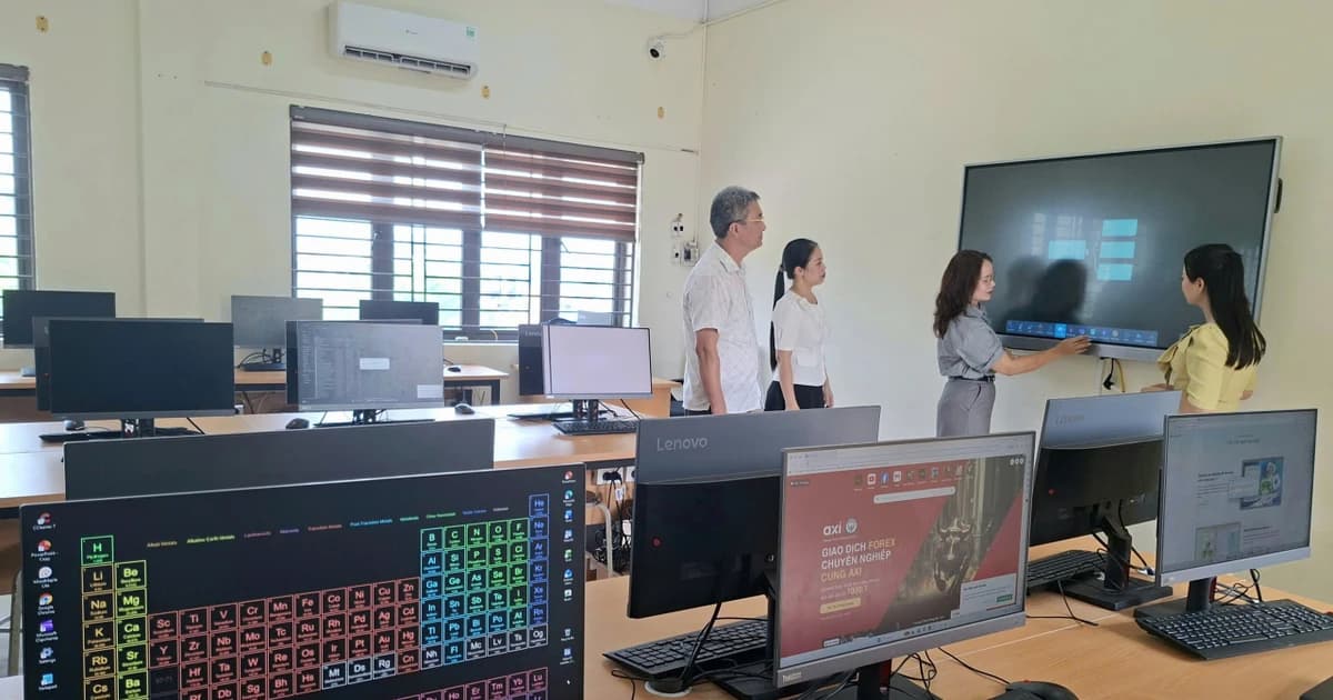 AI thúc đẩy đổi mới dạy học và quản trị nhà trường