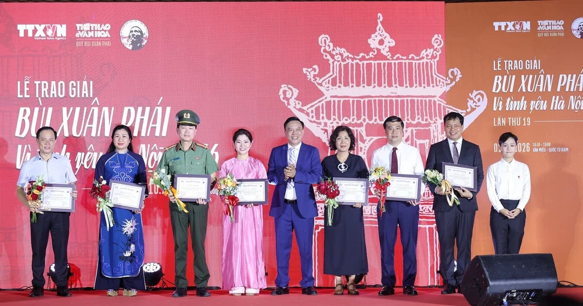 Giải thưởng Bùi Xuân Phái tôn vinh những đóng góp cho Hà Nội
