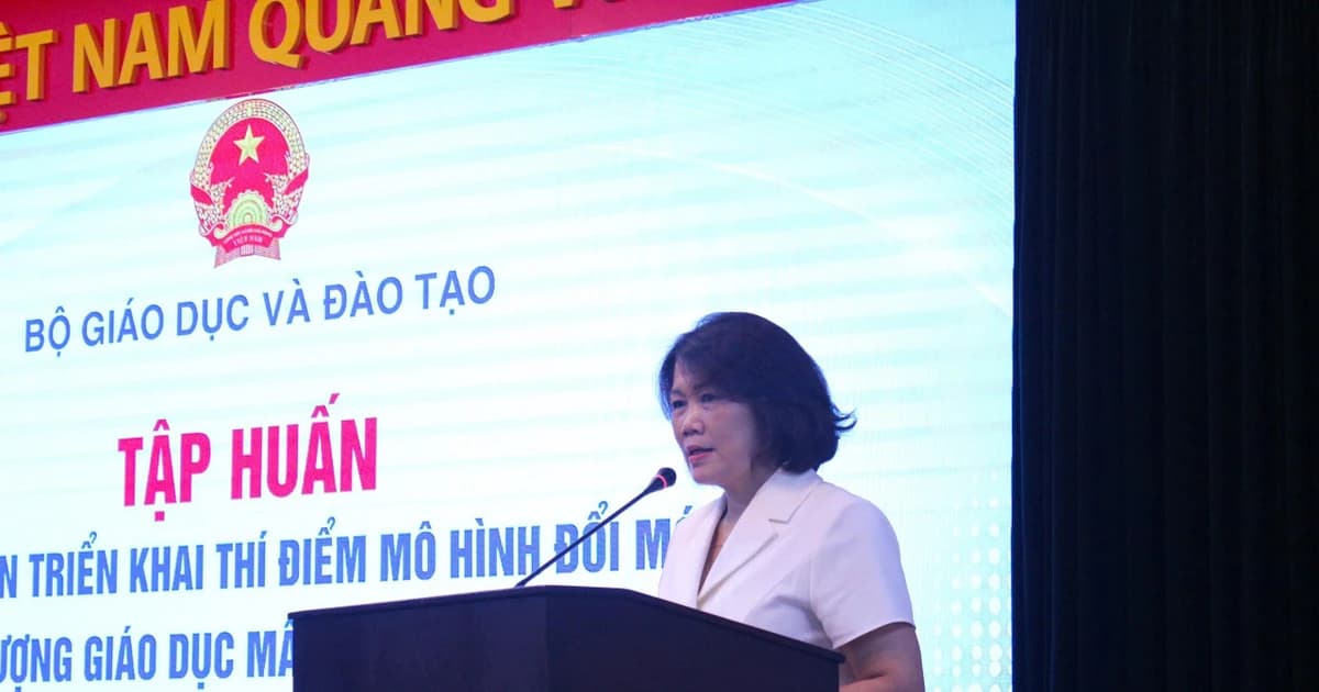 Bắt đầu thí điểm Mô hình đổi mới, nâng cao chất lượng giáo dục mầm non