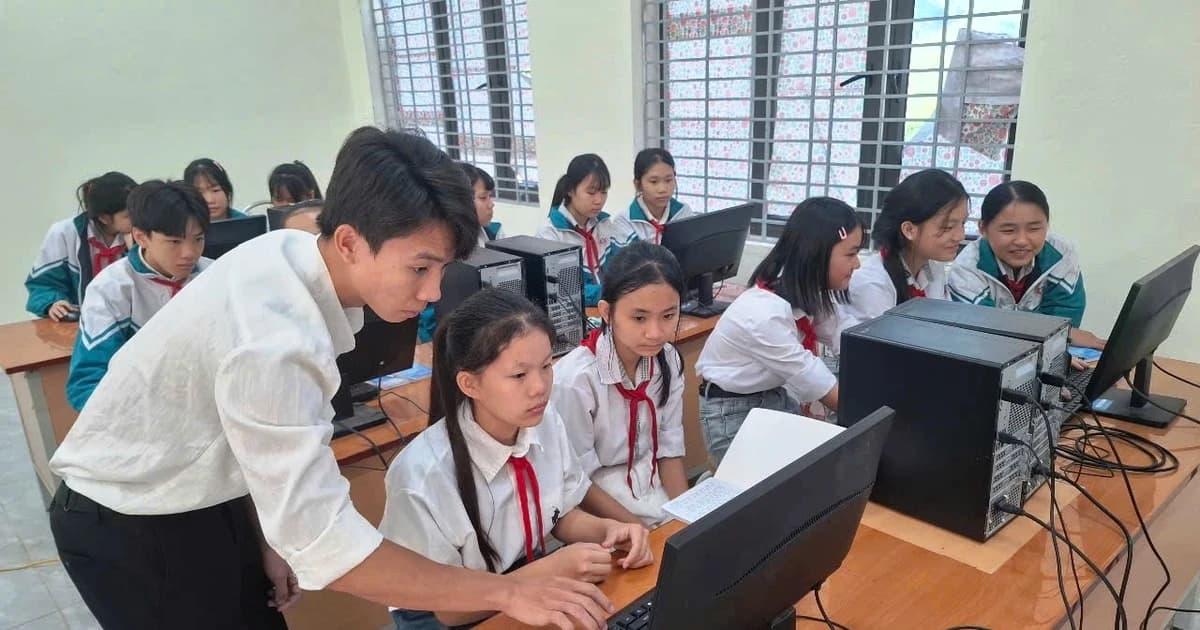 Trường vùng cao Thanh Hóa mở rộng cánh cửa tri thức số