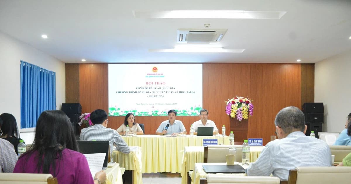 Công bố kết quả nổi bật về đội ngũ giáo viên, môi trường dạy-học tại Việt Nam