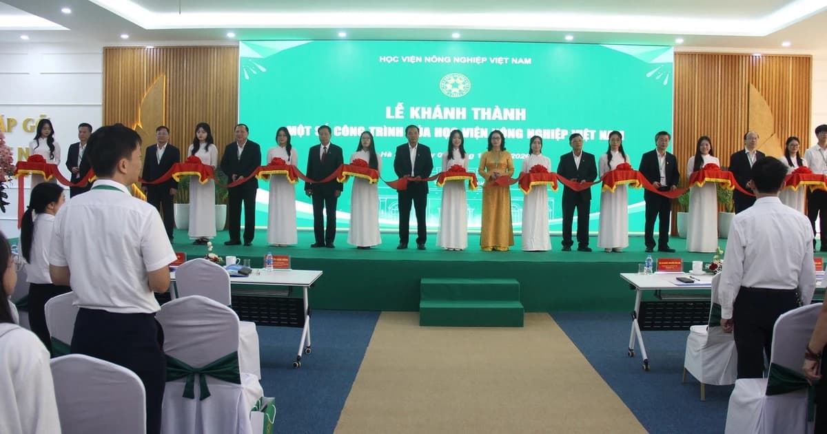 Học viện Nông nghiệp Việt Nam khánh thành 3 công trình ý nghĩa