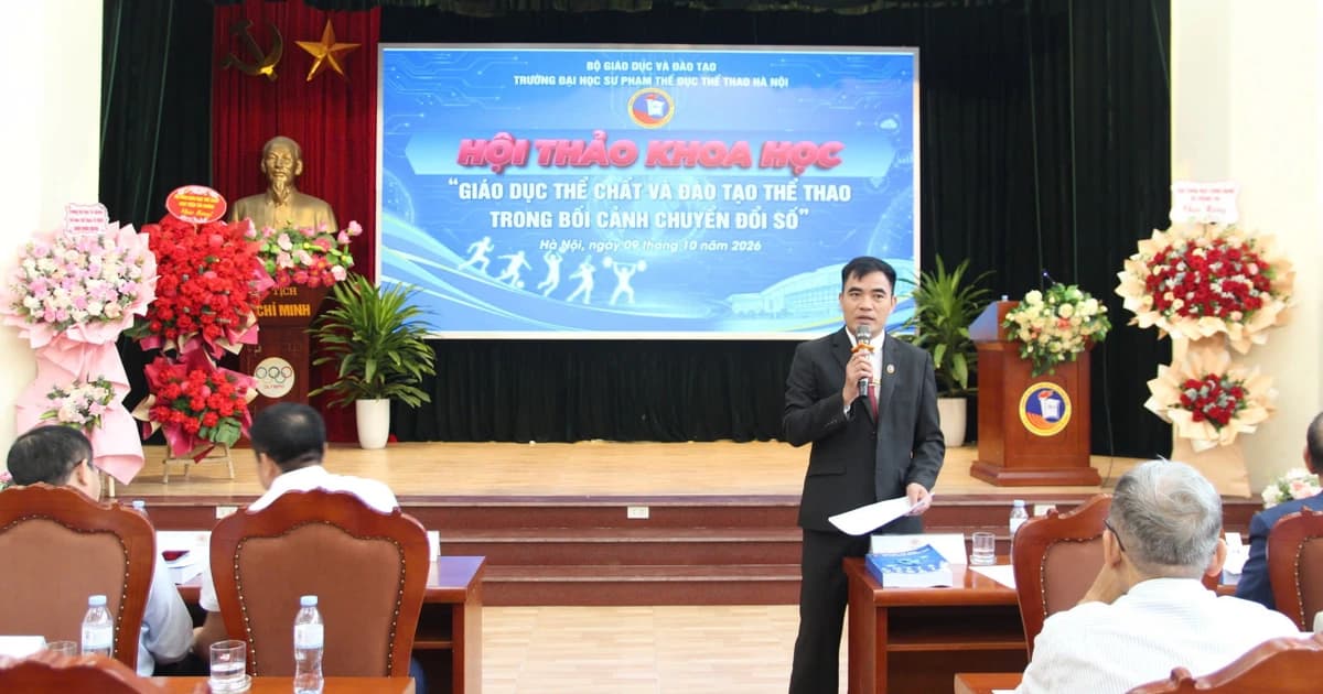 Giáo dục thể chất và đào tạo thể thao trong bối cảnh chuyển đổi số