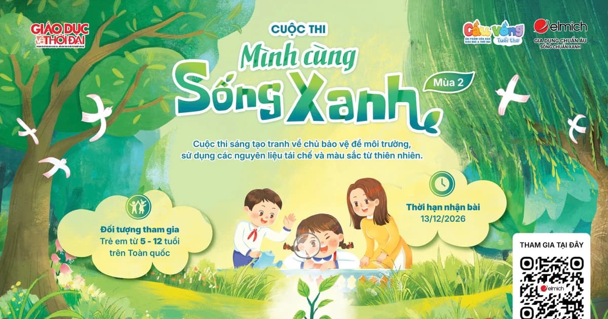 Phát động cuộc thi “Mình Cùng Sống Xanh” mùa 2 sáng tạo tranh về bảo vệ môi trường