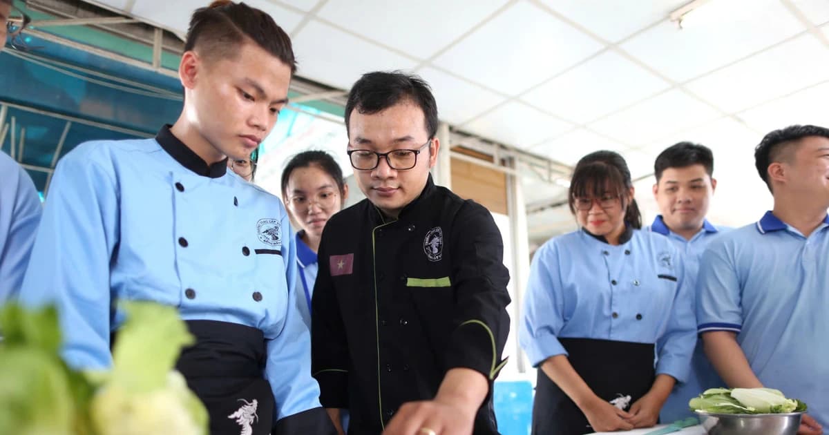 Để người học vững tay nghề và có việc làm với thu nhập ổn định