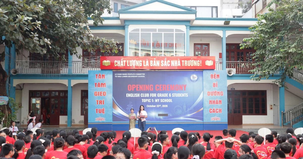 Hải Phòng mở rộng môi trường sử dụng tiếng Anh cho học sinh THCS