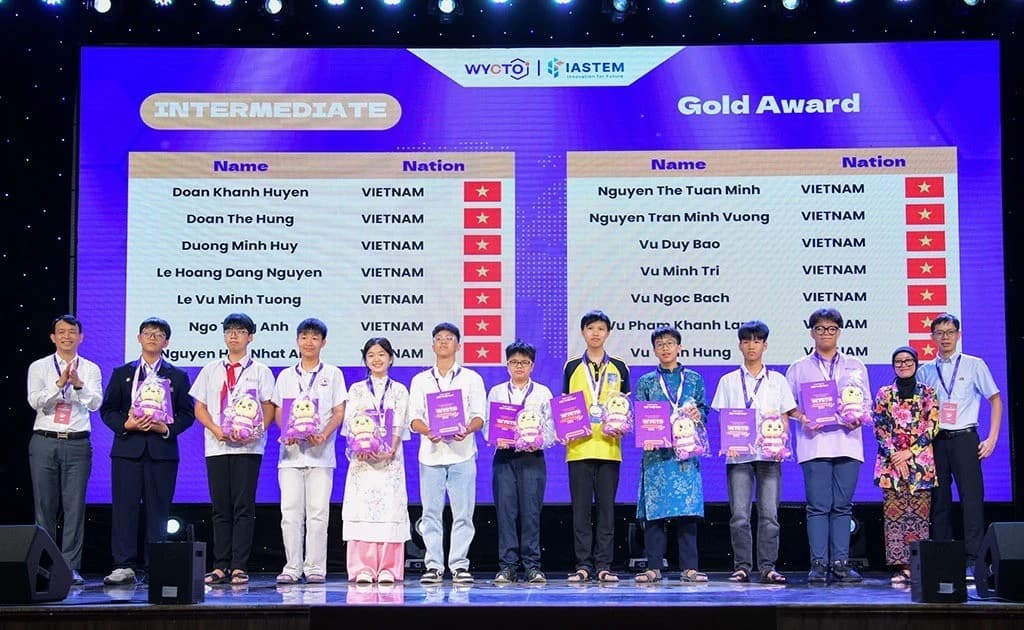Học sinh Ninh Bình giành 8 Huy chương Vàng Olympic Tài năng Hóa học trẻ thế giới