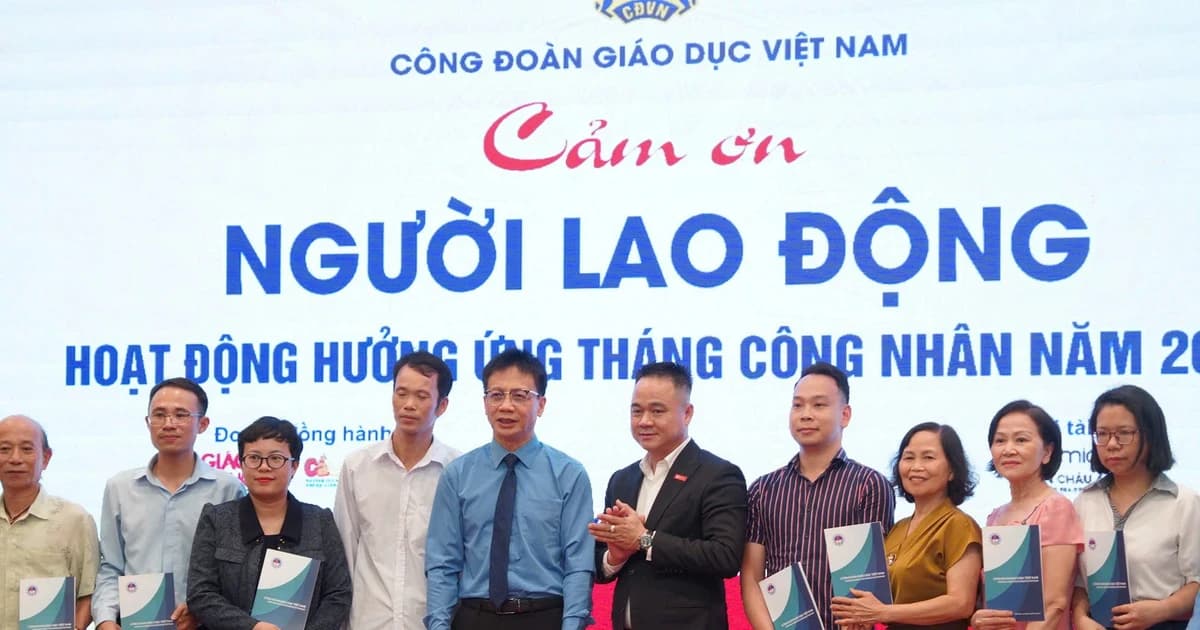 Elmich đồng hành cùng Công đoàn Giáo dục Việt Nam tôn vinh người lao động