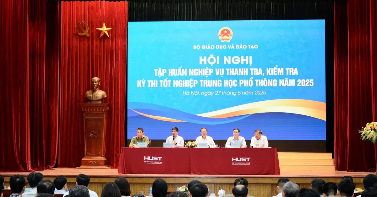 Lưu ý thanh tra, kiểm tra Kỳ thi tốt nghiệp THPT năm 2025
