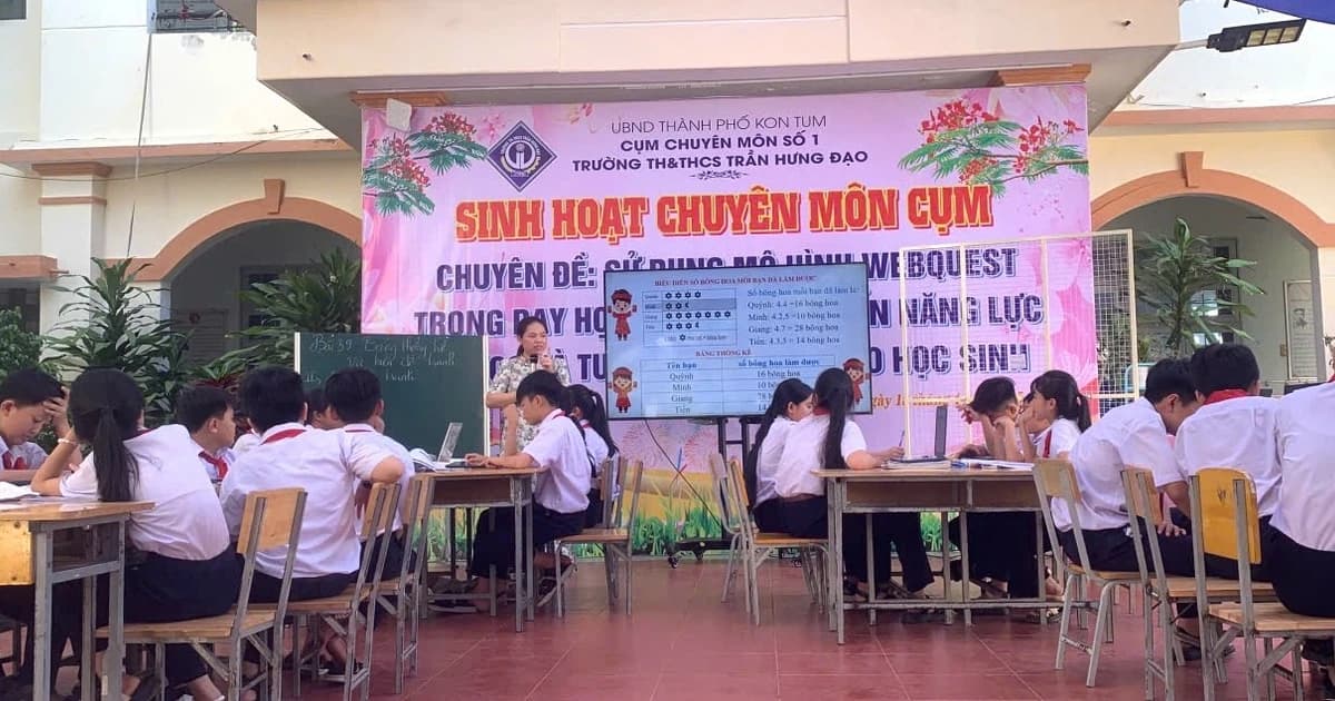 Trường TH và THCS Trần Hưng Đạo: Gieo mầm tri thức, nuôi dưỡng tư duy sáng tạo