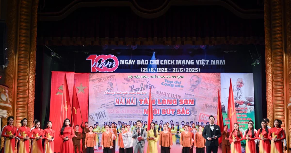 Chương trình nghệ thuật đặc biệt kỷ niệm 100 năm Ngày Báo chí Cách mạng Việt Nam
