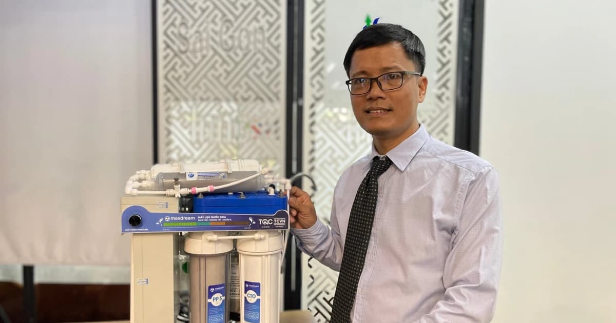 Tiến sĩ khởi nghiệp với công nghệ lọc nước