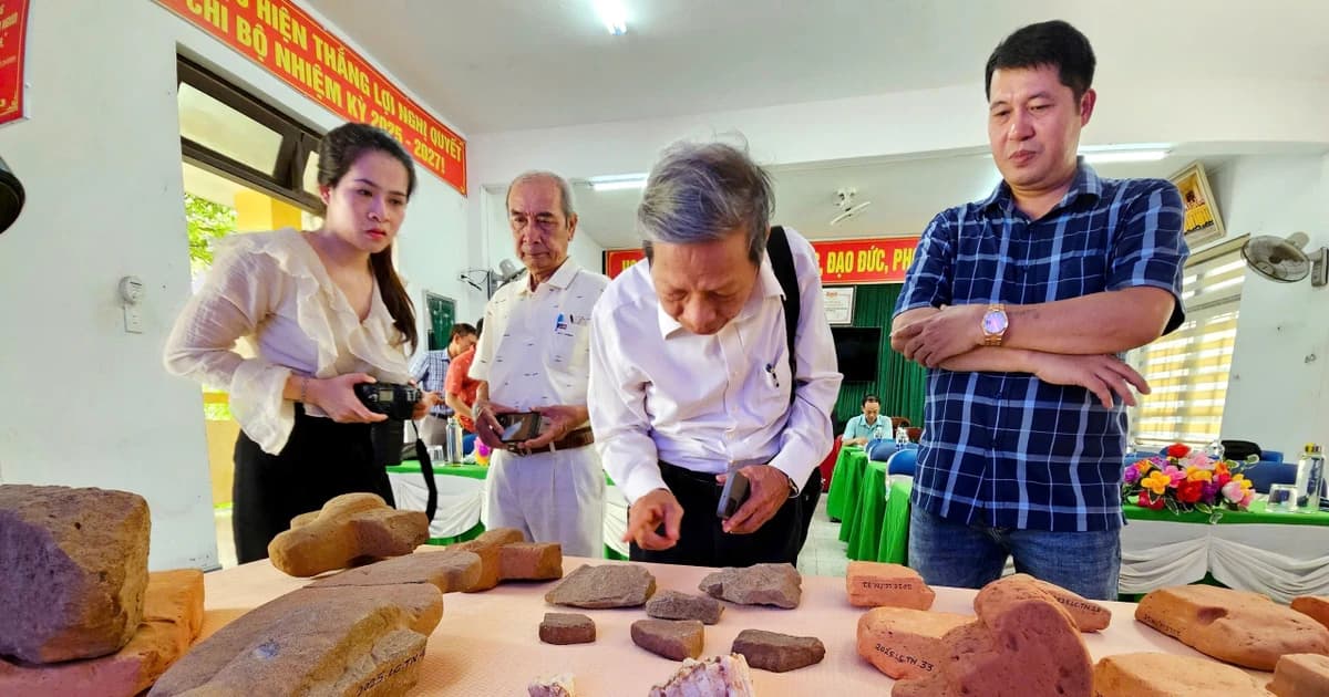 Cận cảnh những dấu tích quan trọng tại di tích Tháp đôi Liễu Cốc