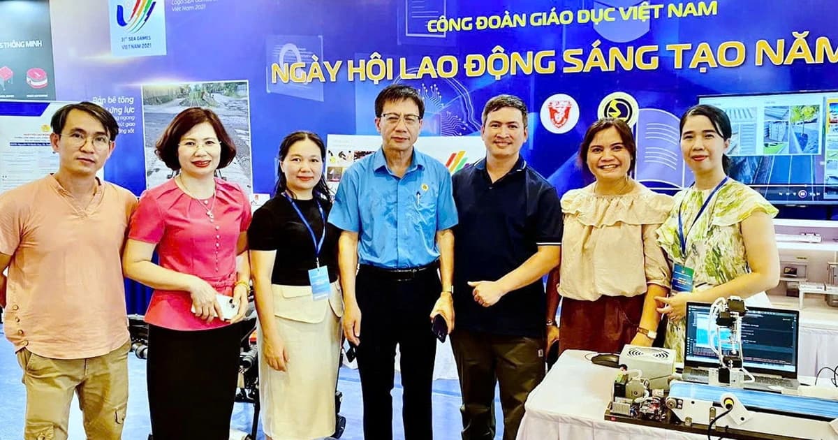 Ngành Giáo dục tham gia triển lãm Ngày hội lao động sáng tạo toàn quốc năm 2025
