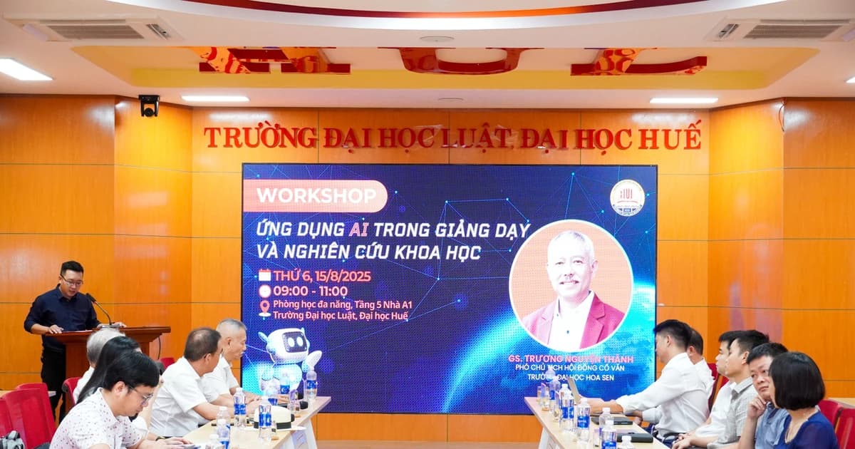 Trường Đại học Luật, ĐH Huế ứng dụng trí tuệ nhân tạo vào giảng dạy, nghiên cứu