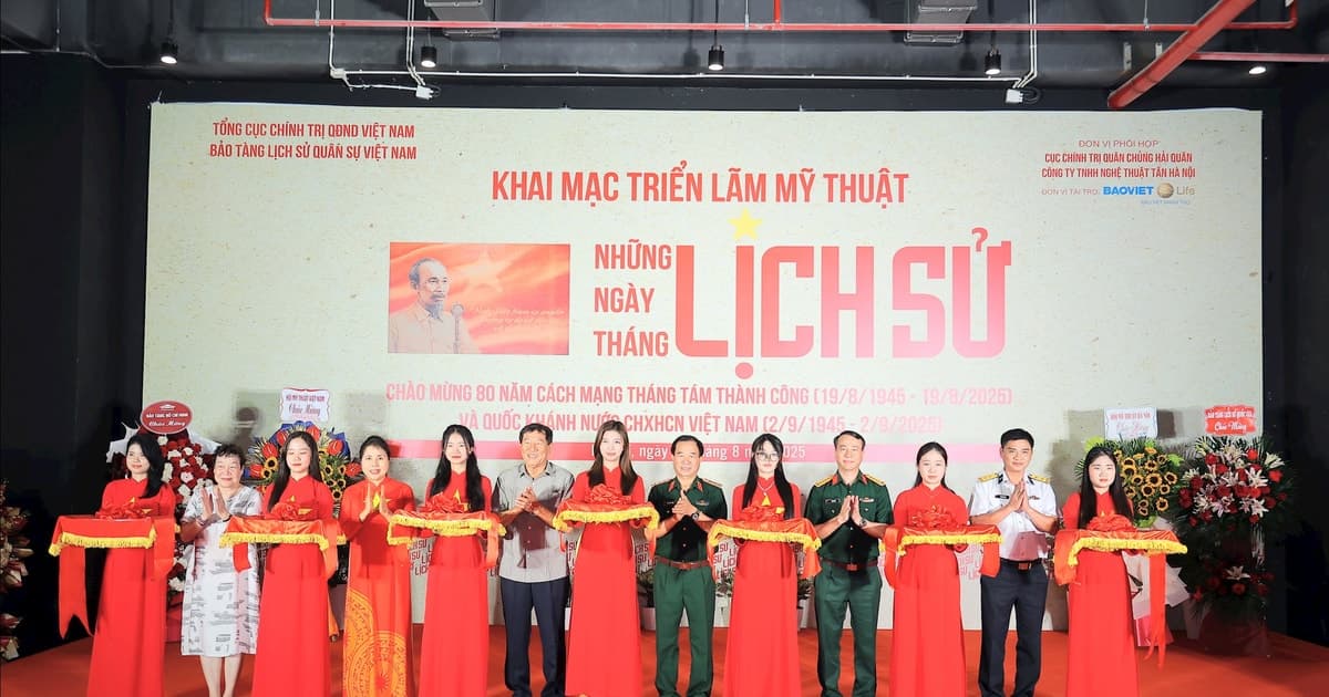'Những ngày tháng lịch sử' – Triển lãm mỹ thuật kỷ niệm 80 năm Cách mạng Tháng Tám và Quốc khánh 2/9