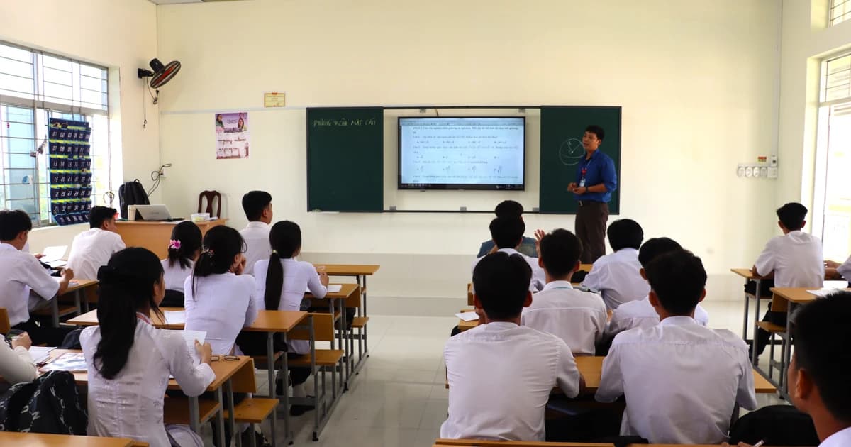 Các trường Trung học ở Cà Mau không kiểm tra chất lượng đầu năm học