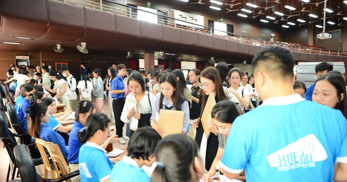 Trường Đại học Sư phạm, Đại học Huế đón hơn 2.000 tân sinh viên nhập học