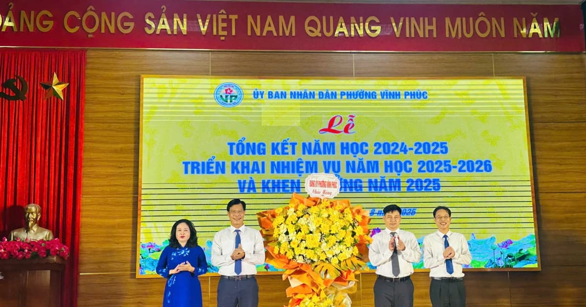 Giáo dục phường Vĩnh Phúc (Phú Thọ) đặt mục tiêu lớn trong kỷ nguyên mới