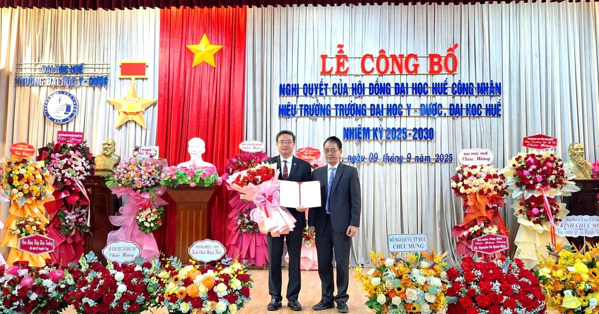 Công bố Hiệu trưởng Trường Đại học Y – Dược, Đại học Huế