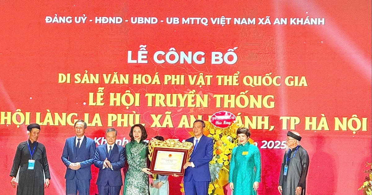 Hội làng La Phù được ghi danh Di sản văn hóa phi vật thể quốc gia