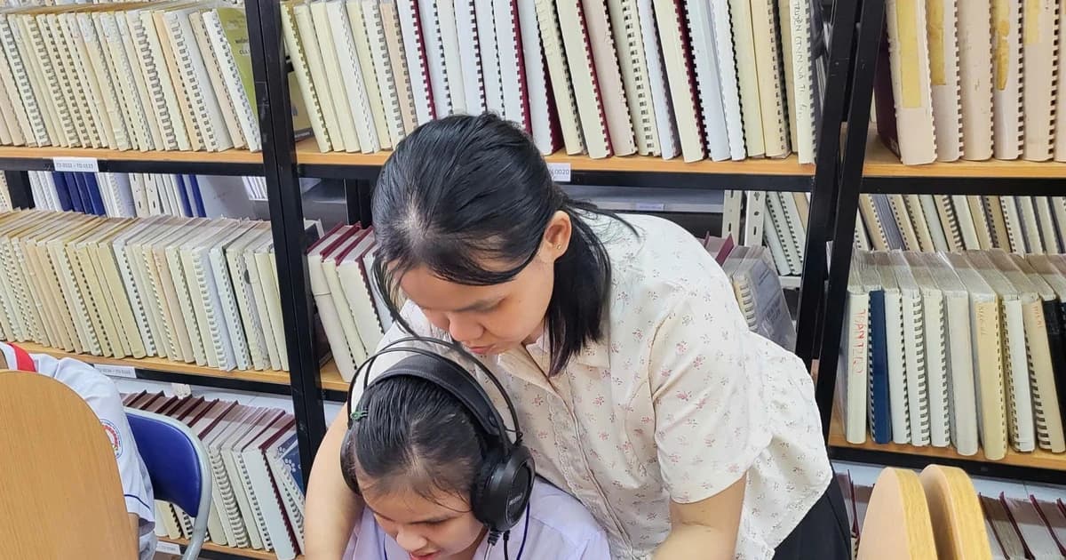 Thư viện thắp sáng tri thức cho học trò khiếm thị