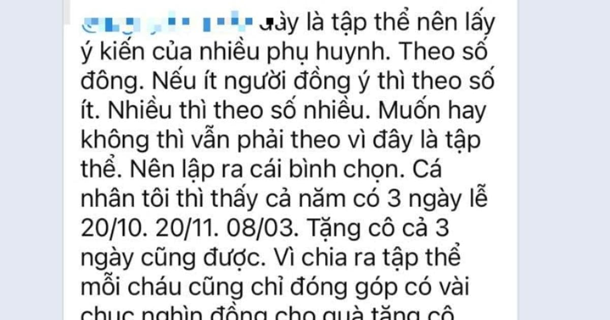 Tặng quà cho cô giáo ngày 20/10, nên hay không?