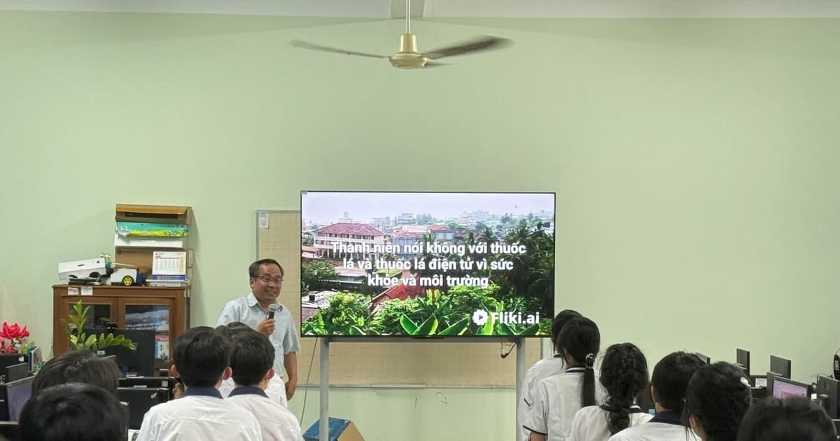 Xây dựng trường học không khói thuốc: Siết chặt quản lý thuốc lá điện tử