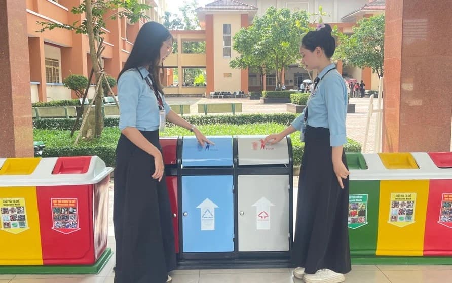 Sinh viên đưa 'sống xanh' vào sự kiện học đường