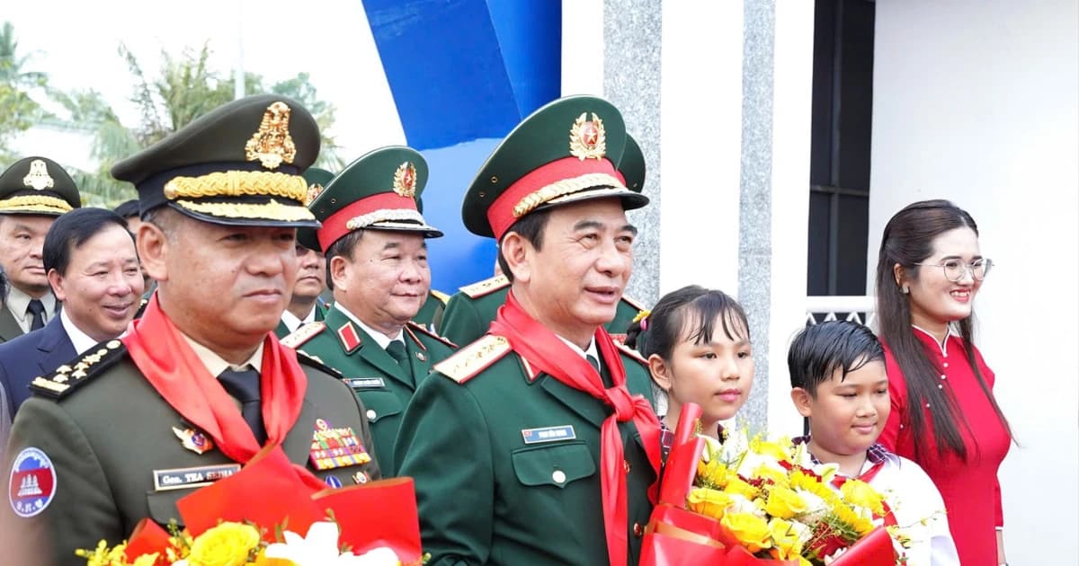 Khánh thành khu phòng học bán trú do Bộ Quốc phòng xây tặng tại Tây Ninh