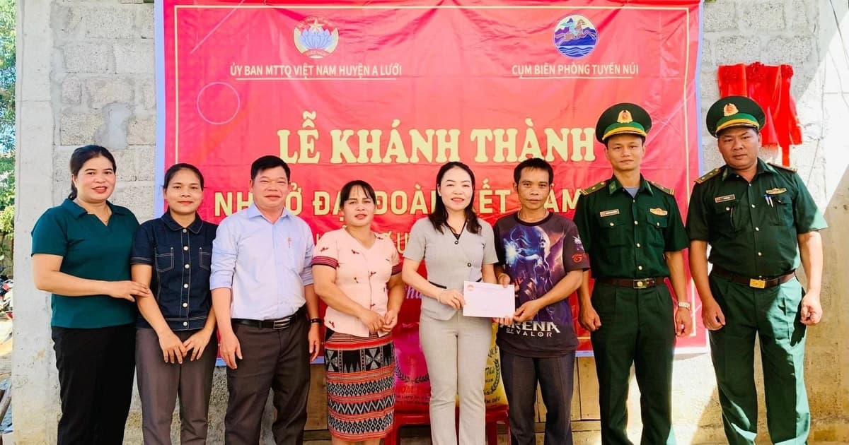 Nhà Đại đoàn kết – điểm tựa giúp hàng trăm hộ dân Huế thoát nghèo