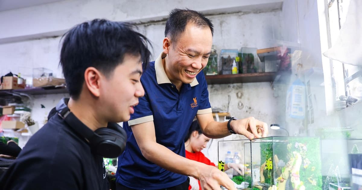 Các bạn trẻ khuyết tật thổi hồn Giáng sinh vào sản phẩm tiểu cảnh đầy sáng tạo