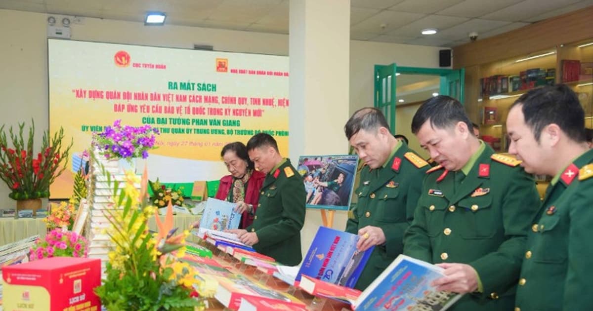 Ra mắt sách của Đại tướng Phan Văn Giang về xây dựng Quân đội nhân dân Việt Nam hiện đại