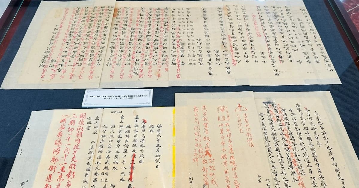 Giá trị đặc biệt của châu bản triều Nguyễn có bút phê của nhà vua