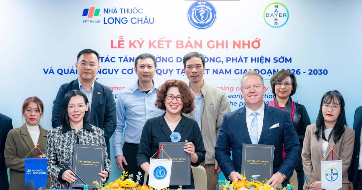 Long Châu, Bayer và Bộ Y tế hợp tác phòng chống đột quỵ giai đoạn 2026